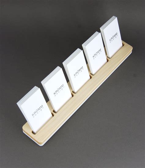 business card display stand.